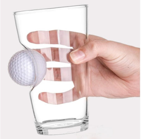 Golf Beer Mug with Embedded Ball
