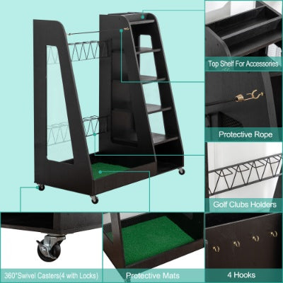Premium Golf Bag Organizer Rack