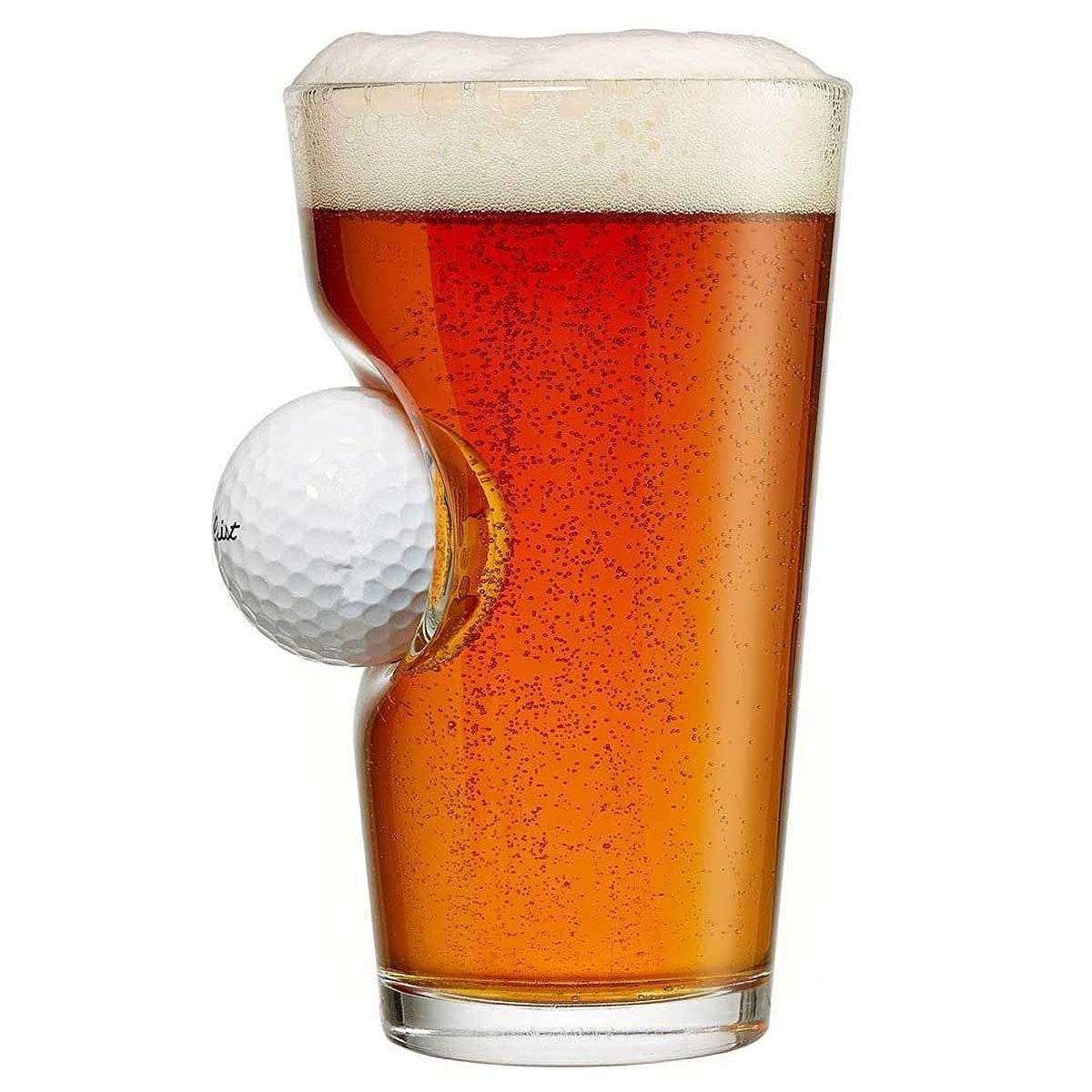 Golf Beer Mug with Embedded Ball