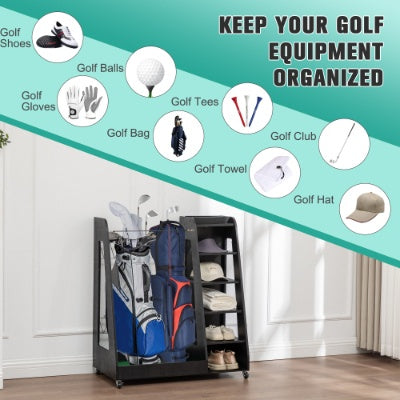 Premium Golf Bag Organizer Rack